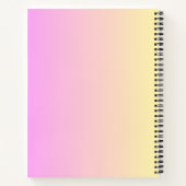 Carnet Cute Stuff seulement - Pink Kawaii Rainbow (Dos)