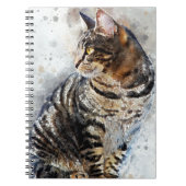 Carnet Cute Tabby Cat (Devant)