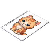 Carnet Cute tabby Chat (Côté gauche)