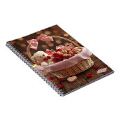 Carnet Cute Teddy Rose Basket Valentine Daily Gratitude (Côté Droit)