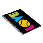 Carnet Cute Tennis LOVE - (Côté Droit)