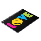 Carnet Cute Tennis LOVE - (Côté gauche)