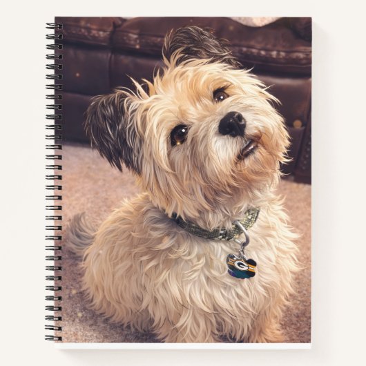 Carnet Cute Terrier Dog Small Notepad (Devant)