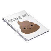 Carnet Cute Tickle Me Poop Emoji (Côté Droit)