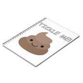 Carnet Cute Tickle Me Poop Emoji (Côté gauche)