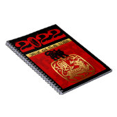 Carnet Cute Tiger Chinois coutume Nouvel An Zodiac Annive (Côté Droit)