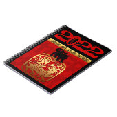 Carnet Cute Tiger Chinois coutume Nouvel An Zodiac Annive (Côté gauche)