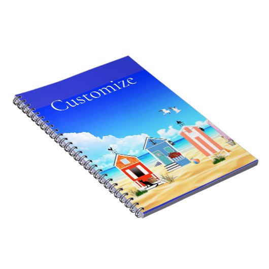 Carnet Cute Tiny Beach Shacks Thunder_Cove (Côté Droit)