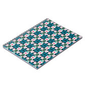 Carnet Cute Turtle and Floral Seamless Pattern  Notebook (Côté gauche)