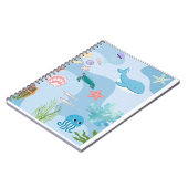 Carnet Cute Under the Sea Friends-under-water thème (Côté gauche)
