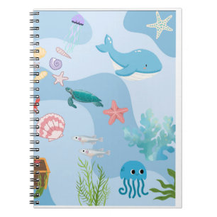 Carnet Cute Under the Sea Friends-under-water thème