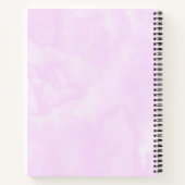 Carnet Cute Unicorne dans les lunettes en forme de coeur (Dos)