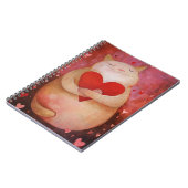 Carnet Cute Valentine Chat (Côté gauche)