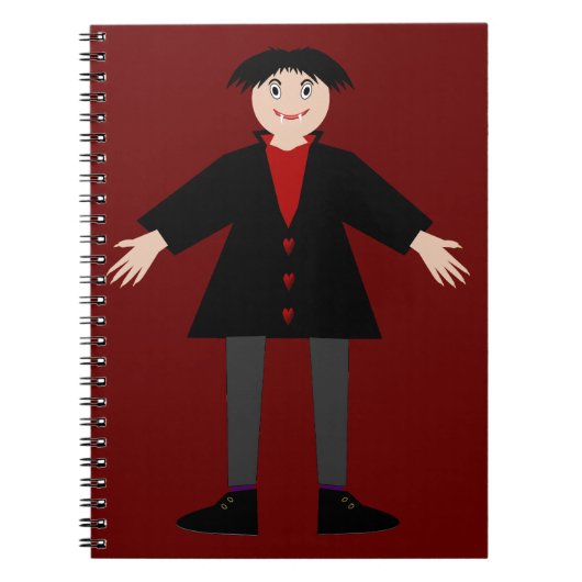Carnet Cute Vampire Halloween (Devant)