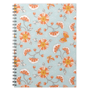 Carnet Cute Vintage Papillon Motif