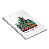 Carnet Cute Watercolor Cactus Garden (Côté Droit)