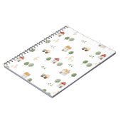 Carnet Cute Watercolor Farm Pattern (Côté gauche)
