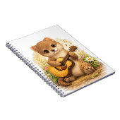 Carnet Cute Weasel Guitar Spiral Notebook (Côté Droit)