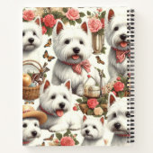 Carnet Cute West Highland White Terrier sans fil (Dos)