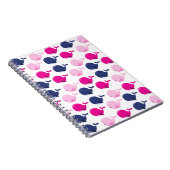 Carnet Cute Whales, Pattern of Whales, Sea Animals (Côté Droit)