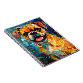 Carnet Cute Whimser Boxer Puppy (Côté Droit)