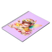 Carnet Cute Whimsical Floral Doux Rêves Dormir Fée (Côté gauche)