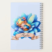 Carnet Cute Whimsical Floral Doux Rêves Dormir Fée (Verso)