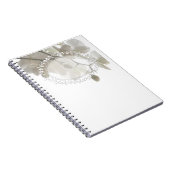 Carnet Cute white orchids (Côté Droit)