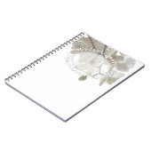 Carnet Cute white orchids (Côté gauche)