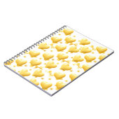 Carnet Cute Yellow Hearts Pattern Spiral Notebook (Côté gauche)