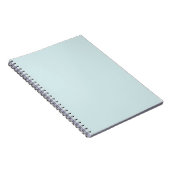 Carnet Cyan clair uni couleur unie (Côté Droit)