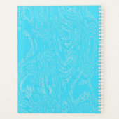 Carnet cyan de spirale glaciaire (Dos)