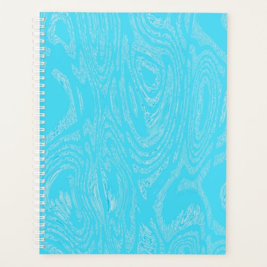 Carnet cyan de spirale glaciaire (Devant)