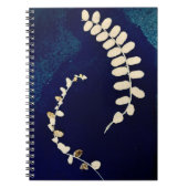 Carnet cyanotype spirale bleu foncé (Devant)