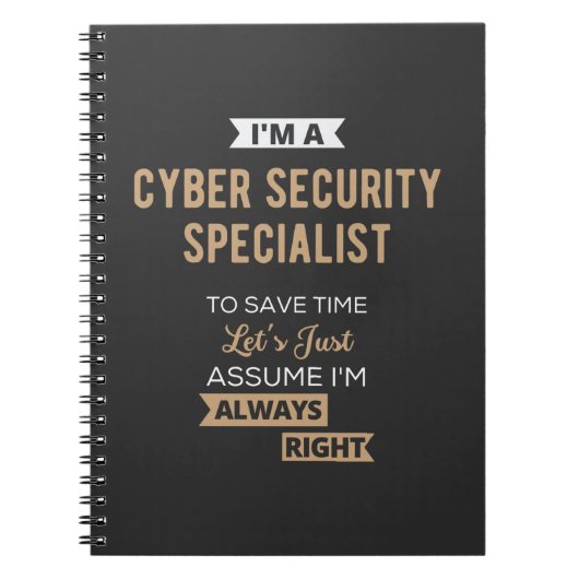 Carnet Cyber Security Specialist (Devant)