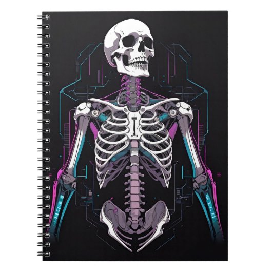 Carnet Cyber squelette (Devant)