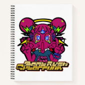 Carnet Cyberfunk de poussée de bombe (Devant)