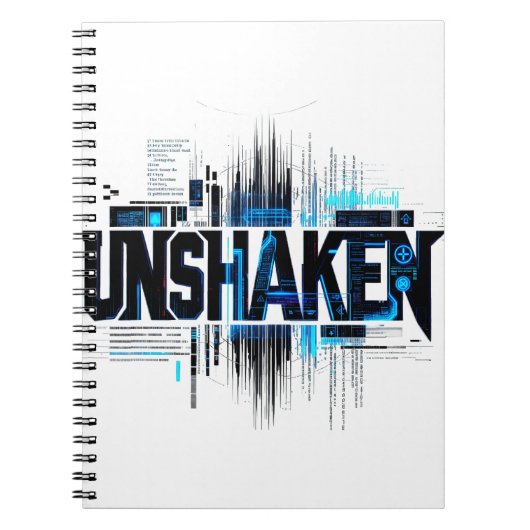 Carnet Cyberpunk INÉBRANLABLE (Devant)