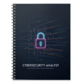 Carnet Cybersecurity Analyst - Code et protection (Devant)