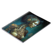 Carnet Cyborg Femme Imaginaire Sci-Fi Art (Côté gauche)