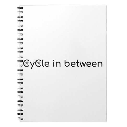 Carnet Cycle entre (Devant)