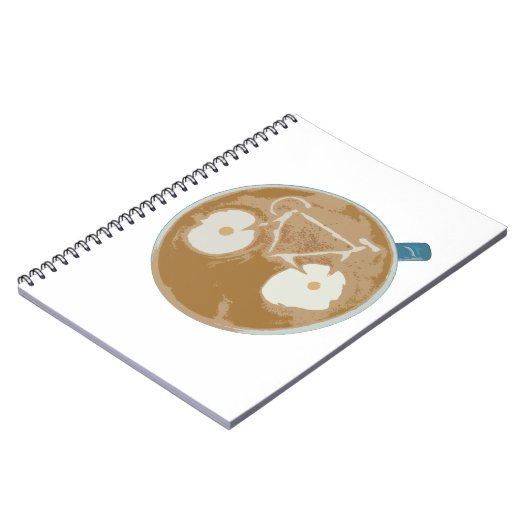 Carnet Cyclisme Art Latte (Côté gauche)