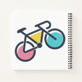 Carnet Cyclisme de texte personnalisé (Dos)