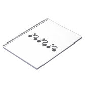 Carnet Cyclistes en gris (Côté gauche)
