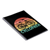 Carnet Cyclopath drôle Cyclisme (Côté Droit)