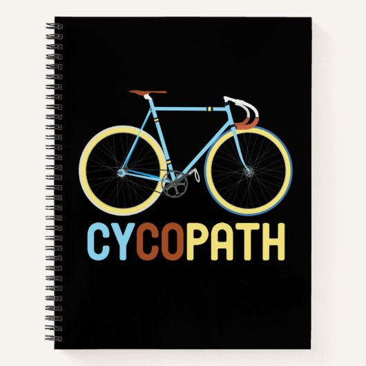 Carnet Cycologiste Funny Vélo vélo vélo vélo Lover cadeau (Devant)