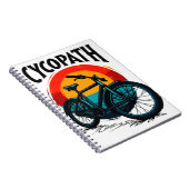 Carnet Cycopath : Vélo énergétique avec le soleil couchan (Côté Droit)