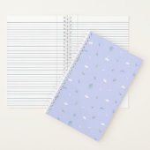 Carnet Cygne Floral Bleu (À l'intérieur)