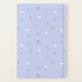 Carnet Cygne Floral Bleu (Verso)