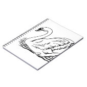 Carnet Cygne gracieux (Côté gauche)